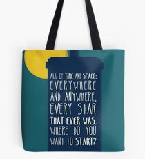 All Of Time And Space Tote Bag
