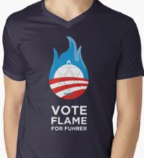 Flame for Fuhrer Men's V-Neck T-Shirt