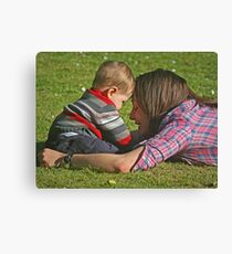" I Love My Mummy ...!!!" Canvas Print
