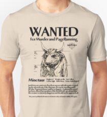 Wanted minotaur Unisex T-Shirt