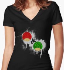 Grow Up and Get a Life Women's Fitted V-Neck T-Shirt