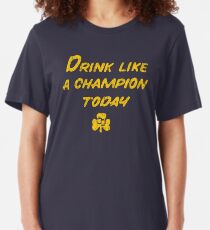 Camiseta ajustada Bebe como un campeón - Estilo South Bend