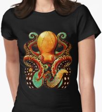 the octopus Women's Fitted T-Shirt
