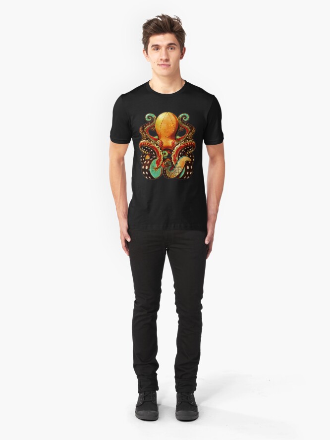 Alternate view of the octopus Slim Fit T-Shirt