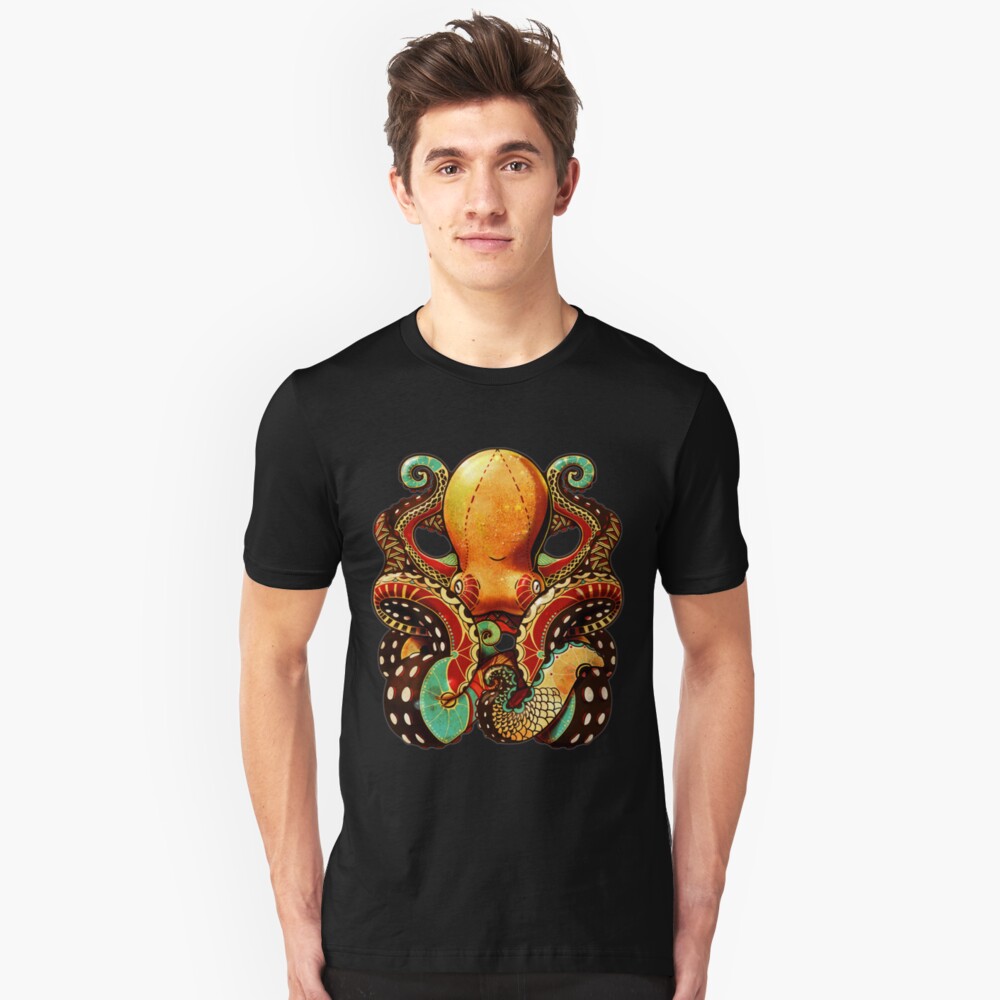 the octopus Slim Fit T-Shirt