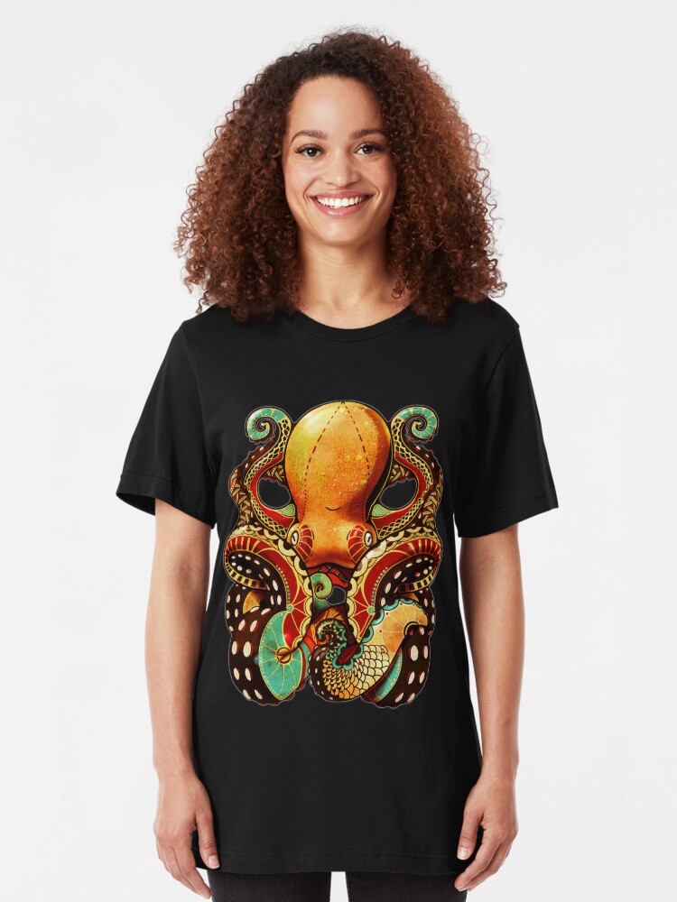 Alternate view of the octopus Slim Fit T-Shirt