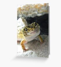 Gecko Smile Greeting Card