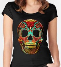 Grunge Skull No.2 Women's Fitted Scoop T-Shirt