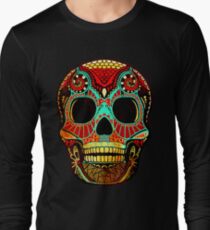 Grunge Skull No.2 Long Sleeve T-Shirt