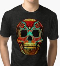 Grunge Skull No.2 Tri-blend T-Shirt