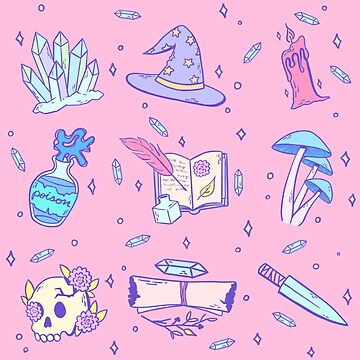 Artwork thumbnail, Magical Items (Pastel) by keylimebee