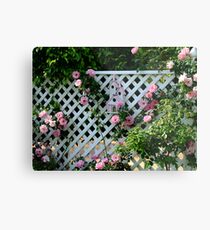 Rosalee Cottage Garden Metal Print