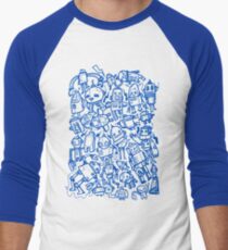 Lots of Robots Men's Baseball ¾ T-Shirt