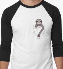 Pocket Sloth Men's Baseball ¾ T-Shirt