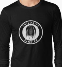Trilobite Fancier (white on dark) Long Sleeve T-Shirt