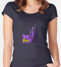 Halloween spooky alone at the castle Women's Fitted Scoop T-Shirt