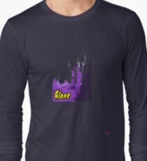 Halloween spooky alone at the castle Long Sleeve T-Shirt