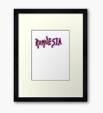 Romnesia Obama Coins Mitt Romney Framed Print
