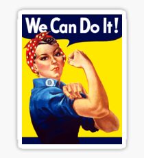 Pegatina Rosie The Riveter - Podemos hacerlo