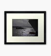 Nautical Silhouettes Framed Print