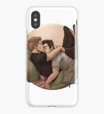 Snuggling - Destiel iPhone Case