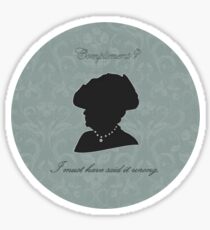 Violet Crawley Sticker