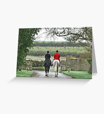 To the Hunt Greeting Card