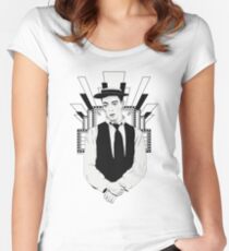 Presenting BUSTER KEATON Women's Fitted Scoop T-Shirt