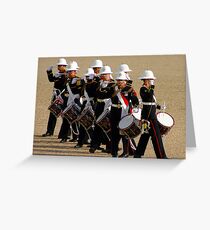 Corps of Drums - Royal Marines Greeting Card