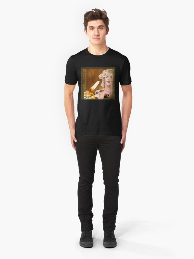 Alternate view of Candle in the Wind Slim Fit T-Shirt