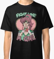 Sailor Moon- Fight Like a Girl (Sailor Jupiter) Classic T-Shirt