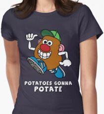 Potatoes Gonna Potate Women's Fitted T-Shirt
