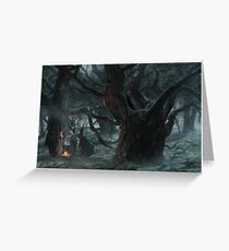Halloween's Magic Caldron Greeting Card
