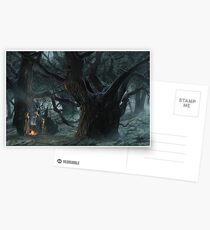 Halloween's Magic Caldron Postcards
