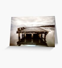 The end of the Mornington Pier? Greeting Card