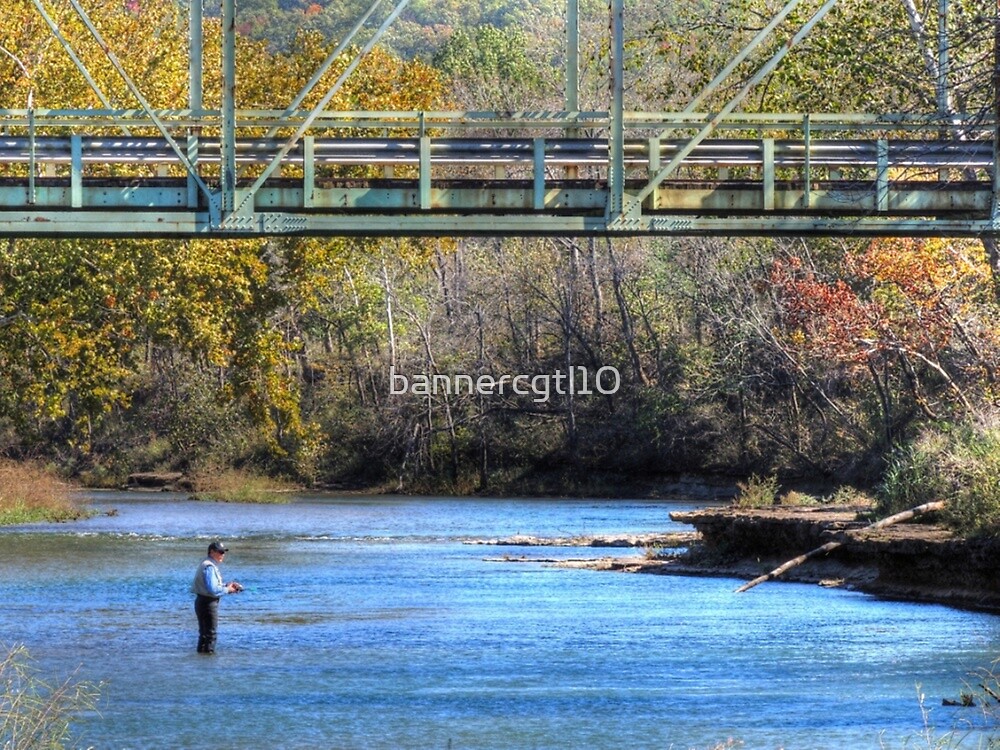 "Fishing on the Illinois River, Tahlequah Oklahoma" by ...