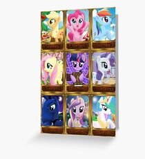 The Pony Elements Greeting Card