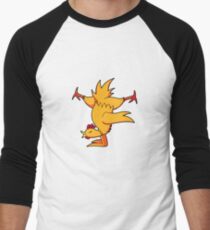 ninjitzoo - nunchook Men's Baseball ¾ T-Shirt