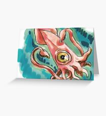 Lovecraft Hated Seafood Greeting Card