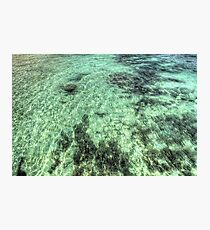 Overlooking the Turquoise Waters in Nassau, The Bahamas Photographic Print