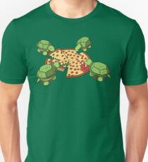 Hungrige hungrige Schildkröten Unisex T-Shirt