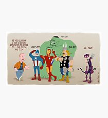 Whedon's Avengers Photographic Print