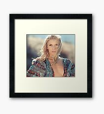 Katee Sackhoff by Dennys Ilic Photography Framed Print