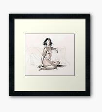Warm up Framed Print
