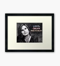 Olivia Benson Law and Order SVU Framed Print