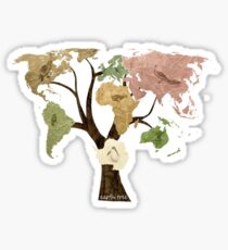 Earth Tree (Birds) Sticker