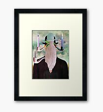 This is Not a Man & Woman with a Pipe. Framed Print