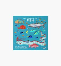 I Am Thankful For Fish Art Board