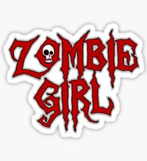 Zombie Girl Sticker