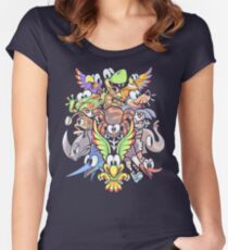 Wer ist dein Freund? Tailliertes Rundhals-Shirt